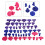 52Pcs Car Dent Repair Pulling Tabs Kit Paintless Dent Removal Tools 14