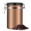 Black Stainless Steel Coffee Storage Jar 7