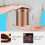 Black Stainless Steel Coffee Storage Jar 8
