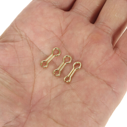 200PCS Brass Sinker Wire Eye for DO-IT Molds, Small/Medium/Large 1