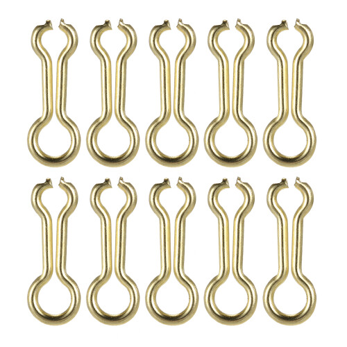 200PCS Brass Sinker Wire Eye for DO-IT Molds, Small/Medium/Large 2