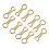 200PCS Brass Sinker Wire Eye for DO-IT Molds, Small/Medium/Large 12