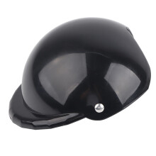 Pet Dog Motorcycle Helmet Bicycle Riding Hat – Black M (12.5cm)