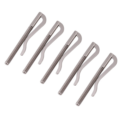 Money Spring Clips 5 Pack Durable DIY Bifold Leather Wallet Repair Tools 1