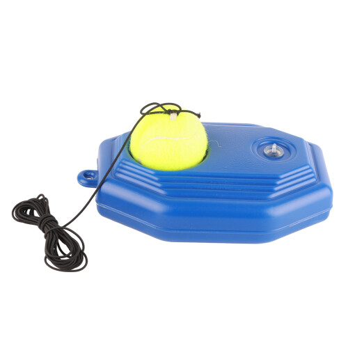 Tennis Ball Back Base Trainer Set with Elastic Rope - Blue, Lightweight 1