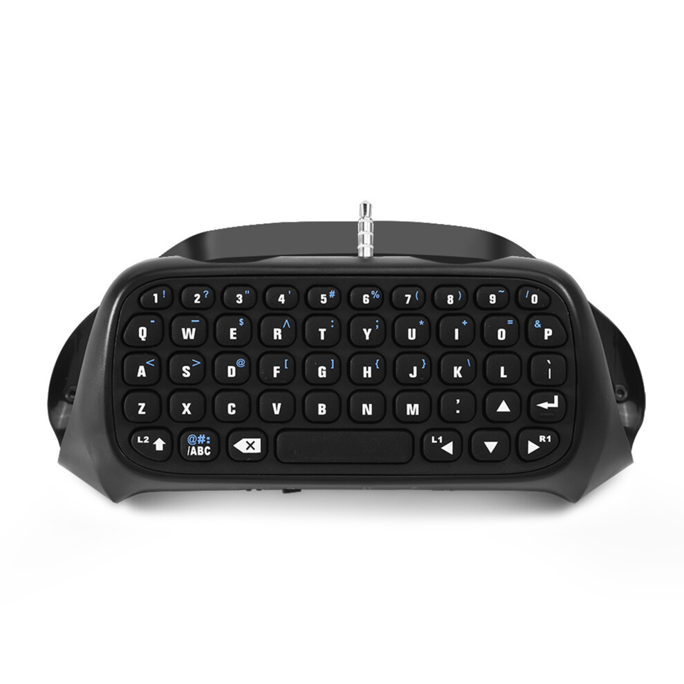 Wireless Bluetooth Mini Gaming Keyboard Chatpad For Ps4 Controller Black 7901392888678