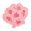 Creative Sea Creature Ice Cubes Maker Flexible Silicone-Pink 1