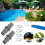 Set mit 2 Kunststoff-Schlauchadaptern für Poolfilterpumpen, 2
