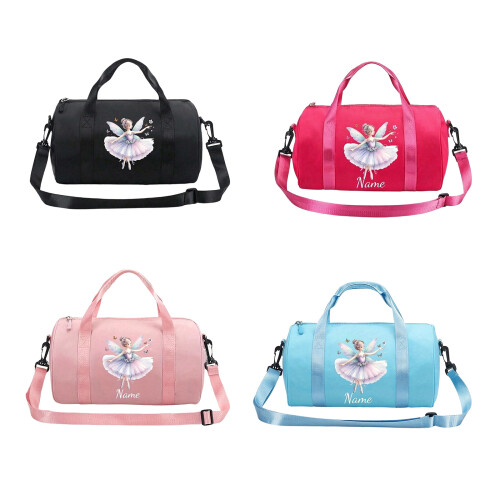 Fashionable Workout Bag Soft Nylon Texture Suitable for-Red 1