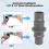 Set mit 2 Kunststoff-Schlauchadaptern für Poolfilterpumpen, 7