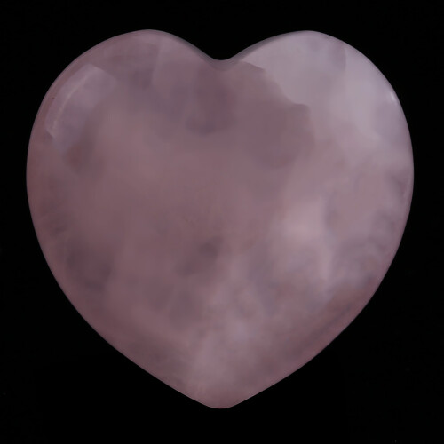 Natural Rose Quartz Hearts 4pc