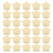 30 Stuks stervormige papieren borden goud wegwerp feestbord pentagram servies bord voor servies, goud