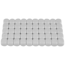 50-Pack 16MM Blank White Dice Set Acryl Rounded D6 D6 Würfel für Spiel, Party, Spaß, DIY-Aufkleber und Mathematikunterricht