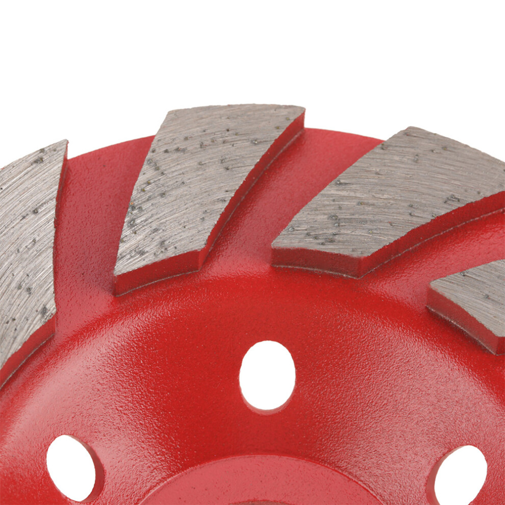 100Mm Diamond Grinding Wheel Cup For Stone, Concrete, Ceramic, Red 4931392891135