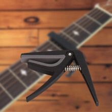 Ukulele Accessories 4 in 1 Capo Shoulder Strap Sand Shaker Strings Set