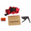 Ukulele Accessories 4 in 1 Capo Shoulder Strap Sand Shaker Strings Set 4