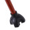 Metal Multi-Function Telescopic Cane with Built-in Light, Rosewood Color 3