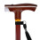 Metal Multi-Function Telescopic Cane with Built-in Light, Rosewood Color 5