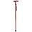 Metal Multi-Function Telescopic Cane with Built-in Light, Rosewood Color 6