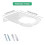 4 Pack Basketball Holder Wall Mount Ακρυλικό ράφι οθόνης ποδοσφαίρου Αόρατο διαφανές ράφι 2