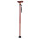 Metal Multi-Function Telescopic Cane with Built-in Light, Rosewood Color 9