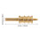 Brass Leather Edge Iron Tip for Electric Iron - Flat Sealing Edge 1