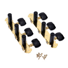 AOS-020B3P 1 Pair Gold-Plated 3 Machine Top Classical Guitar String Tuning Keys Pegs