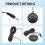 3.5mm Plug Calibration Mic Measurement Microphone for Laptop and Desktop Computers 5