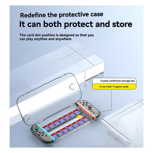 For  2 Host Protective Case with Game Card Slot Shell Storage Box for Switch2 Controllers Enhanced Protection A 2