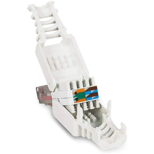 30PCS Network Plug Tool-Free RJ45 CAT6 LAN UTP Cable Plug Without Tools CAT5 CAT7 Installation Cable Patch Cable Tool 2