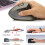 Ergonomic Wireless Vertical Mouse 2400 DPI Rechargeable for Mac/PC 6