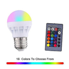 LED: Kunststoffbeschichtete Aluminium-Fernbedienung, RGB-Glühbirne, bunte RGBW-Glühbirne, mit Speicher