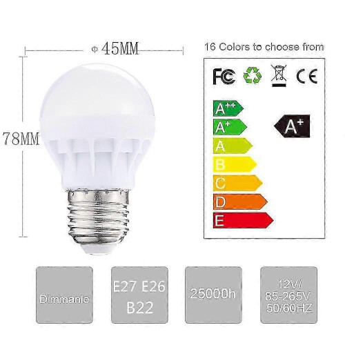 LED Λαμπτήρας τηλεχειριστηρίου αλουμινίου με πλαστική επίστρωση rgb πολύχρωμος λ 1