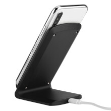 2-Coils Wireless Stand Charger 10W Fast Charging, Compact & Safe