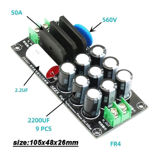 20A AC Strømfilter DC-blokkfiltrering DC-komponent Lydisolasjon Overspenningsoverspenningstransformator Fronten 2