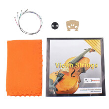 4in1 Violin Saiten Set mit Gummi-Dämpfer - Zubehör für Violine