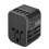 Universal Travel Adapter Plug with 4 USB Ports, Type C, Black 6
