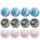 Squash Balls Indoor Practice Balls Training Black 4Pcs Each 1