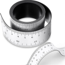 2-Pack 39,37 Zoll magnetisches Maßband Zentimeter magnetische flexible Lineale Magnetband Maßband, geeignet für Drehbänke