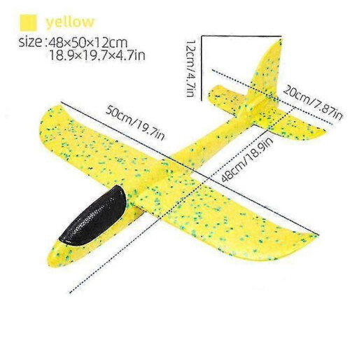 KINZON Flyleker for barn, flyvende fly for gutter Jenter gul