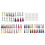 120Pcs Μπρελόκ Φούντες Σετ Δερμάτινα Γούρια με Φούντα και Δαχτυλίδια Άλματος για 4