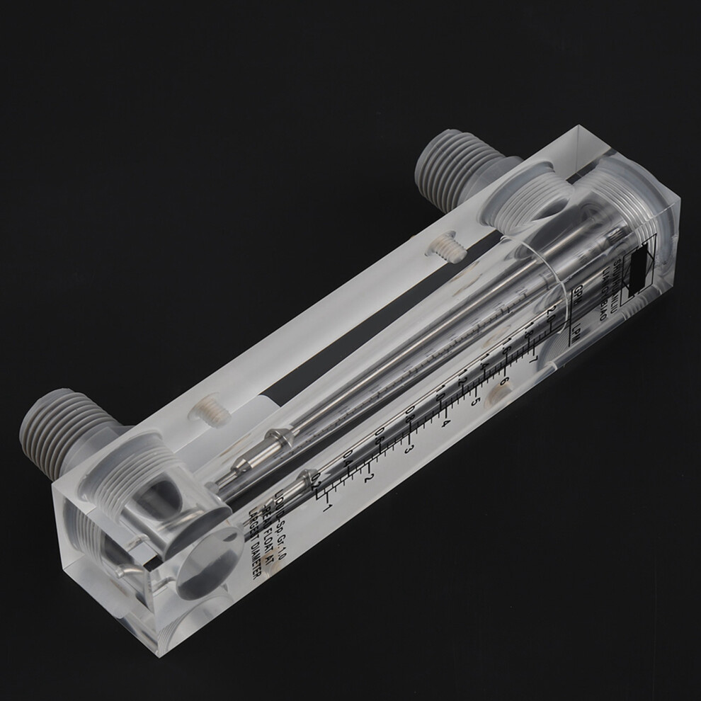 Panel Glass Liquid Water Flow Meter 0.2Â2Gpm/1Â7Lpm, 17.5Cm 8721392895082