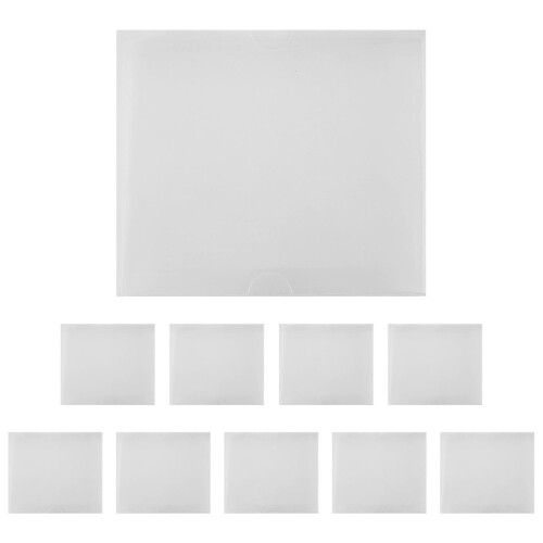 Clear CD Display Box Προστατευτική θήκη αποθήκευσης κάρτας CD μονής μουσικής Κάλυμμα σκόνη 1