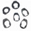 Road Handlebar Spacer Special Washer 28.6MM Fork Headset Spacer για αεροδυναμικά ενσωματωμένα εξαρτήματα 1