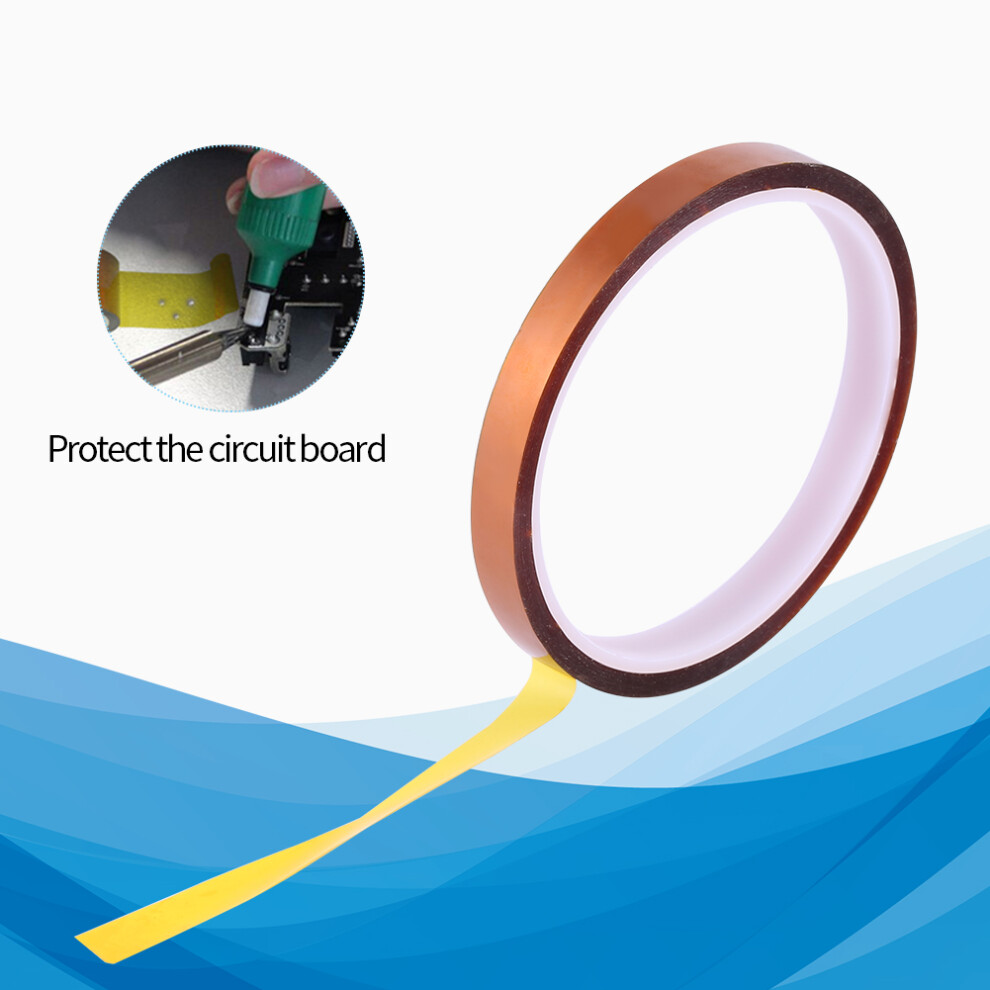 10Mm X 30M High Temp Self-Adhesive Heat Resistant Insulation Tape For Pcb 4921392896216