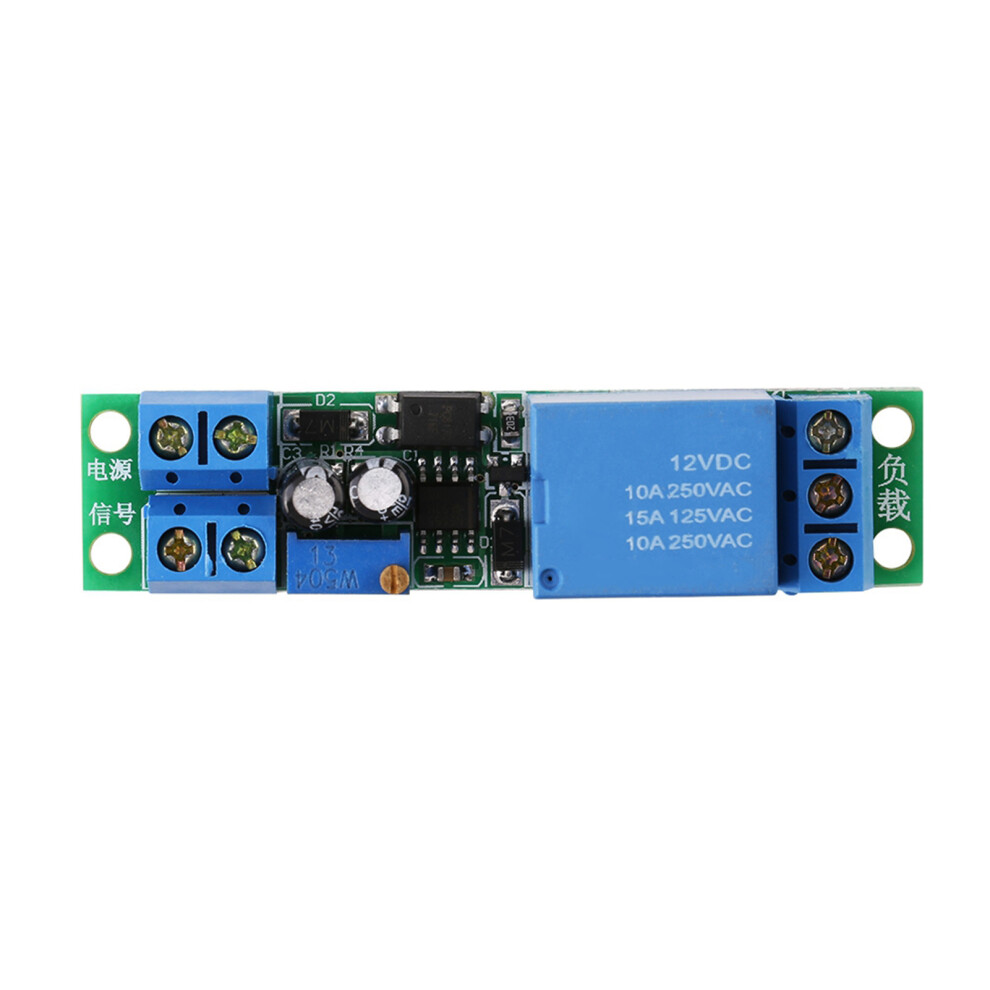 Dc12v Adjustable Signal Trigger Delay Timer Relay Module 67X16mm 4951392897005