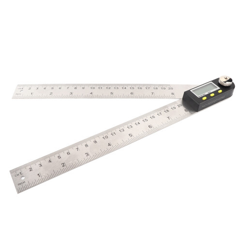 200mm Stainless Steel Digital Protractor with LCD Angle Finder Ruler 1