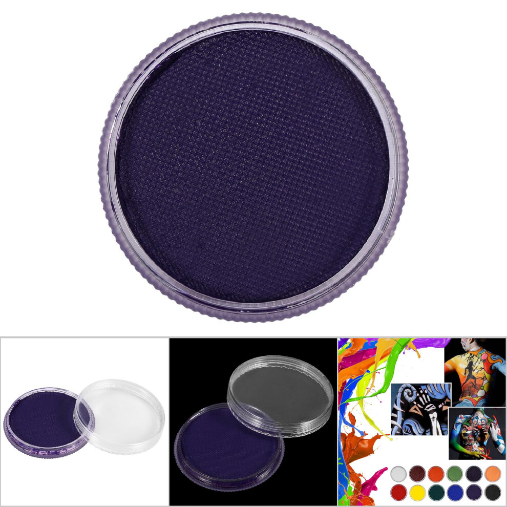 Purple Water-Based Matte Body Paint Pigment - 12 Colors, 30G