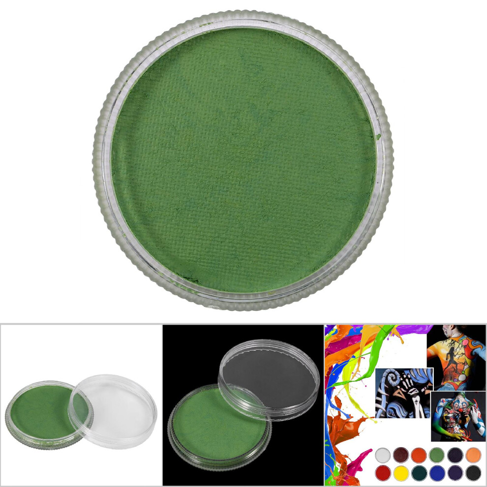 Light/Green Water-Based Matte Body Paint Pigment 30G For Face & Stage