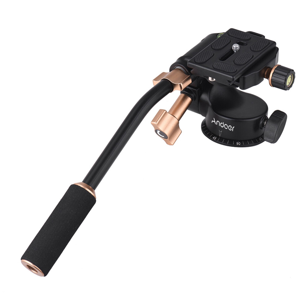 Aluminum 3-Way Damping Video Tripod Head 6Kg 360 Pan Oriented 5011392898446